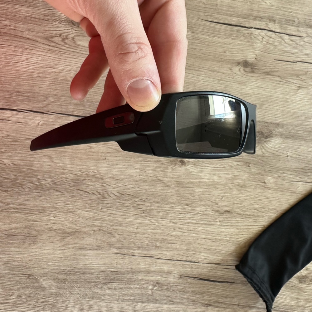 Black Oakley Gascan Sunglasses